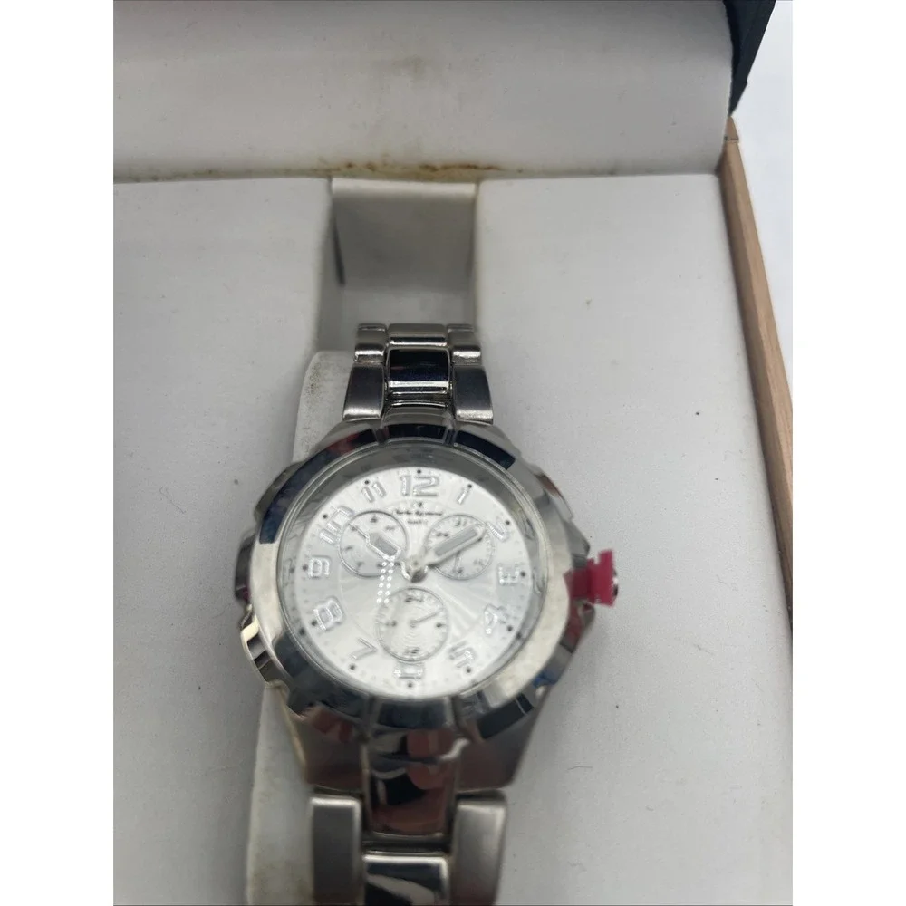 Charles Raymond New York His And Hers Silver Tone Couples Quartz Watch Gift Set